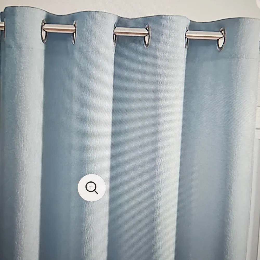 Sophisticated Sky Blue Drapes